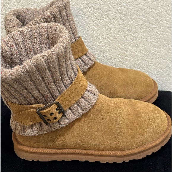 🍂UGG Australia Cambridge Knit Suede Sz 7 - Picture 3 of 5